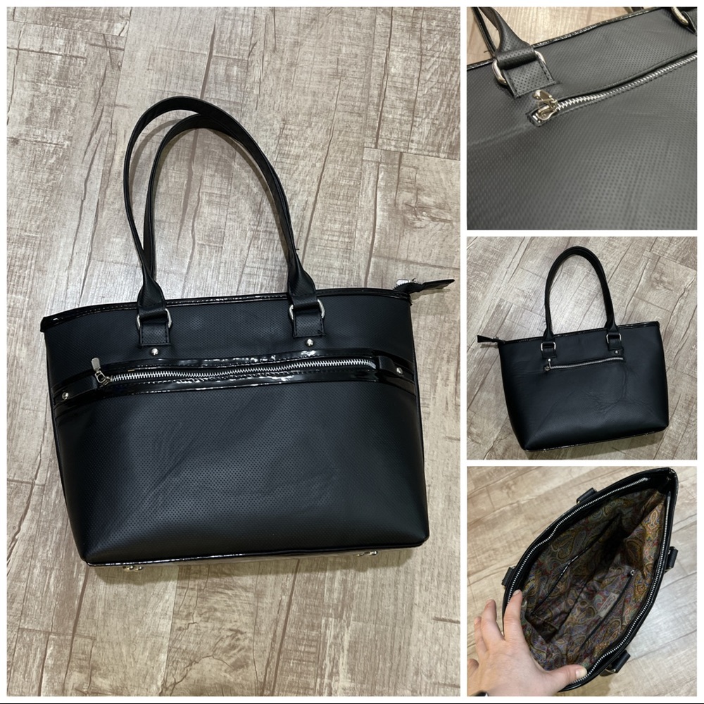 NWOT Multi compartment bag made in MX.